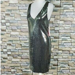 Aqua M New sequinned dress